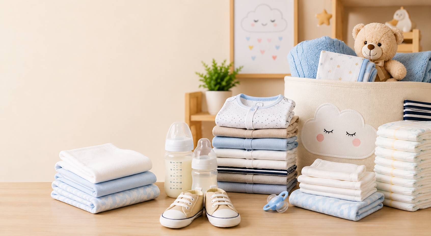 Enxoval de Bebê Econômico: O Que Vale a Pena Comprar Sem Gastar Além do Necessário